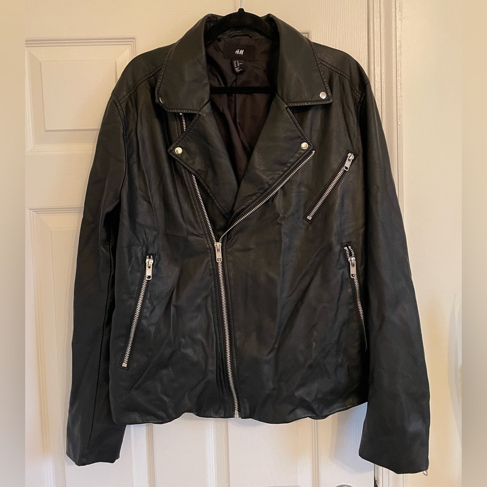 H&M Men Leather Jacket
